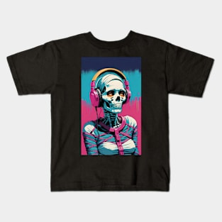 Retro Mummy DJ Kids T-Shirt